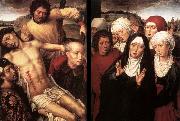 MEMLING, Hans Diptych with the Deposition Germany oil painting artist